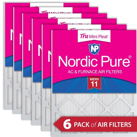 FILTER 14X25X1 ONLY MERV 11 RATED FILTER 6 PIECES ACTUAL SIZE 135 X 245 X 075 MADE I
